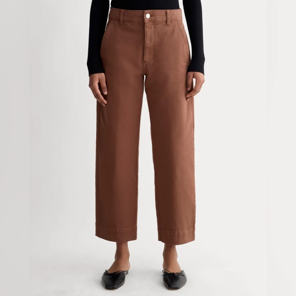 Everlane Utility Wide Leg organic cotton, like new condition